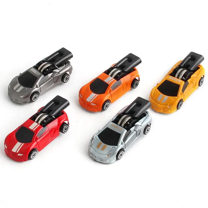 1PCS Creative New Whistle Speed Pullback Car Toy Alloy Sliding Racing Model Toy Car Childrens Educational Toy Car Gi